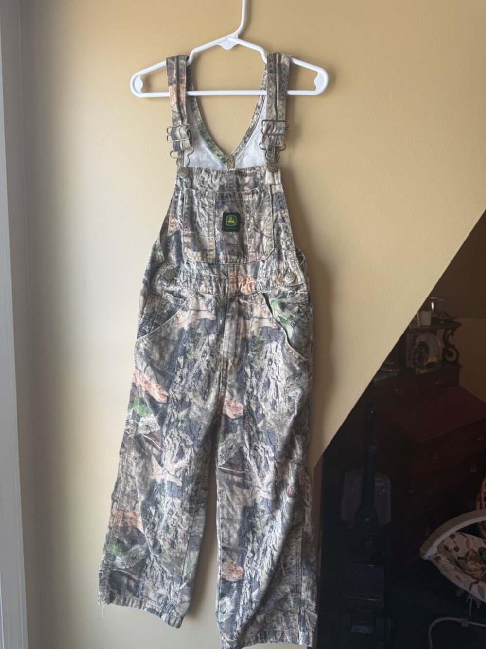 John Deere Camo Overalls | Boys Size 6 | Hunting Realtree Style